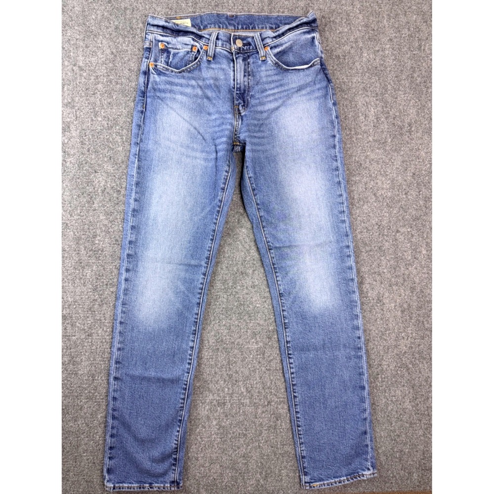 Levis 511 Slim Fit Jeans Mens 31x32 Blue Medium Wash Big E Denim 04511-5242 Y2K - Picture 3 of 11